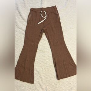 American Eagle Outfitters Brown Flare Pants